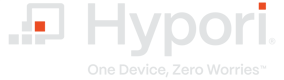 Hypori Logo White Text