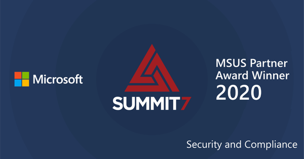 Microsoft US Partner Award - Modern Workplace - Security and Compliance